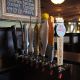 View of beers on tap on Kieran's Irish Pub in downtown Minneapolis