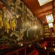 Showing off Kieran's Irish Pub's private event room Poet's Corner wall artwork